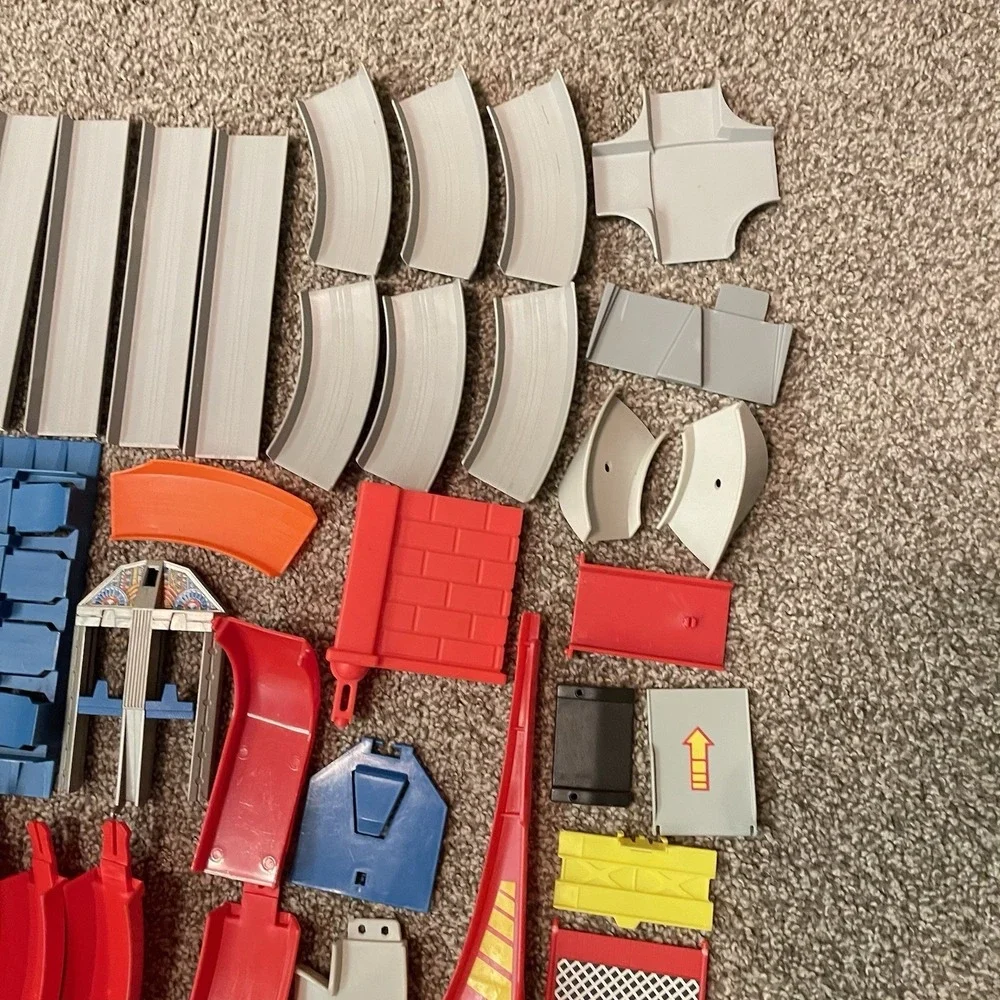 Hot Wheels Flame Track Lot Vintage 80s 90s  Connectors Shooters Track‎ Lot